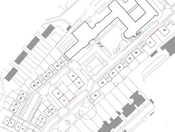 Site Layout for Former High School, Kelso
